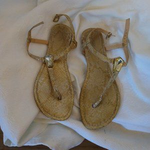 Gold sandals